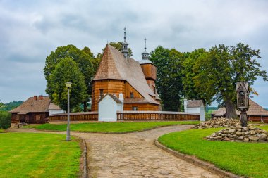 Blizne 'deki All Saints Kilisesi, Poland.IMAGE