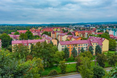 Sanok, Poland.IMAGE 'in panorama manzarası