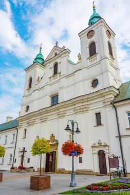 Rzeszow 'daki Kutsal Haç Kilisesi, Poland.IMAGE