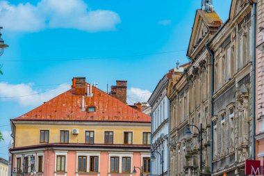 Tarnow 'daki renkli evler, PolandIMAGE