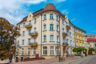 Tarnow 'daki renkli evler, PolandIMAGE