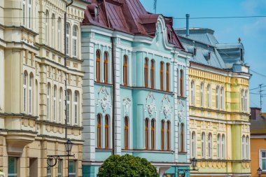 Tarnow 'daki renkli evler, PolandIMAGE