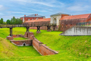 Zamosc, Poland.IMAGE 'deki eski kasabanın tahkimatı