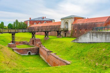 Zamosc, Poland.IMAGE 'deki eski kasabanın tahkimatı