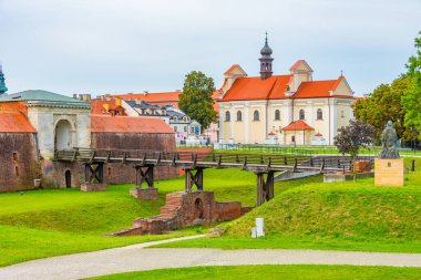 Zamosc 'taki St. Catherine Kilisesi, Poland.IMAGE