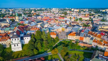 Lublin, Poland.IMAGE 'in Panorama manzarası
