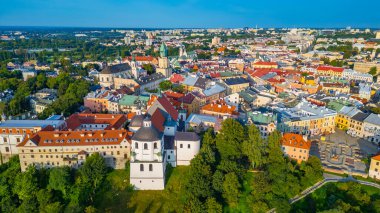Lublin, Poland.IMAGE 'in Panorama manzarası