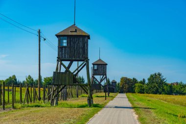 Lublin, Poland.IMAGE yakınlarında Majdanek toplama kampı