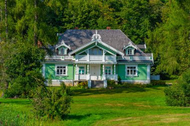 Poland.IMAGE 'deki Bielowieza' daki Grodno Valisi Malikanesi.