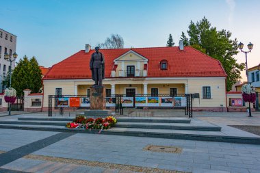 Bialystok, Poland.IMAGE 'daki Slendzinski Galerisi' nin gündoğumu