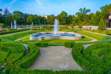 Bialystok, Poland.IMAGE 'daki Branicki Sarayı' nın gündoğumu manzarası