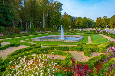 Bialystok, Poland.IMAGE 'daki Branicki Sarayı' nın gündoğumu manzarası