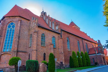 Ketrzyn 'deki Aziz George Bazilikası, Poland.IMAGE