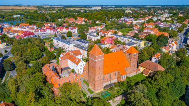 Ketrzyn 'deki Aziz George Bazilikası, Poland.IMAGE