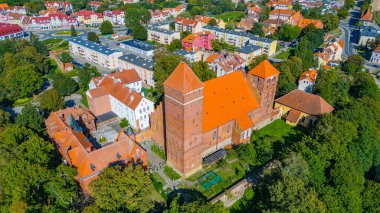 Ketrzyn 'deki Aziz George Bazilikası, Poland.IMAGE