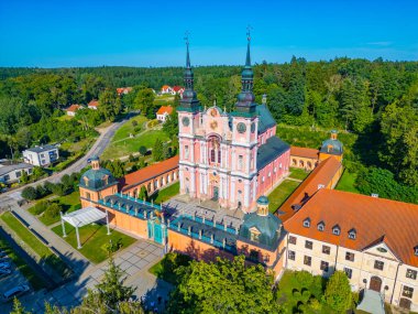 Swieta Lipka 'daki Marian Sığınağı, Poland.IMAGE