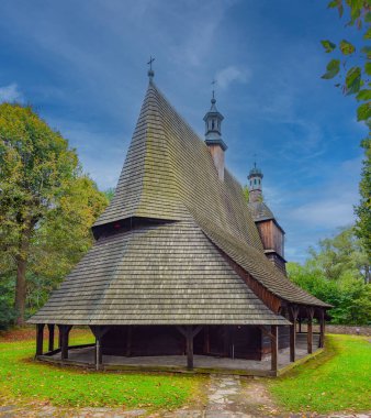 Polanyadaki Başmelek Aziz Mikail Kilisesi, Poland.IMAGE