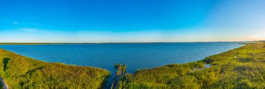 Poland.IMAGE 'deki Slowinski Ulusal Parkı' nda Leba Gölü