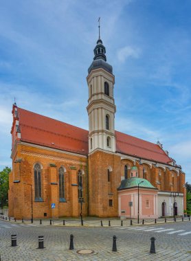 Opole 'daki Kutsal Üçleme Kilisesi, Poland.IMAGE