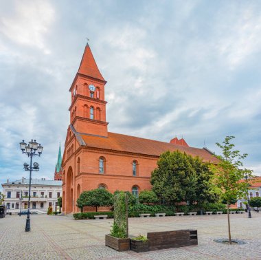 Torun 'daki Kutsal Üçleme Kilisesi, Poland.IMAGE