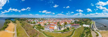 Plock, Poland.IMAGE 'in Panorama manzarası
