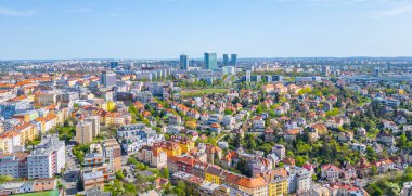 Pankrac 'ın Prag' daki Panorama görüşü, Çek Cumhuriyeti. IMAGE
