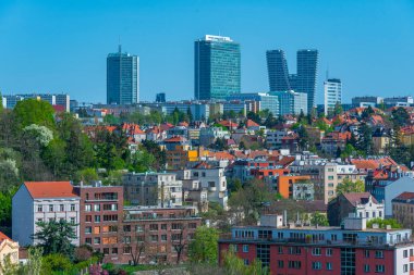 Pankrac 'ın Prag' daki Panorama görüşü, Çek Cumhuriyeti. IMAGE