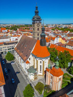 Çek Cumhuriyeti, Ceske Budejovice 'deki Aziz Nicholas Kilisesi.