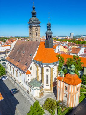 Çek Cumhuriyeti, Ceske Budejovice 'deki Aziz Nicholas Kilisesi.