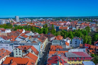 Çek Cumhuriyeti 'nden Ceske Budejovice' nin Panorama görüşü.