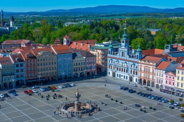 Ceske Budejovice, Çek Cumhuriyeti 'nin ana meydanı.