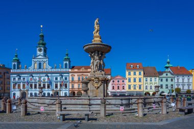 Ceske Budejovice, Çek Cumhuriyeti 'nin ana meydanı.