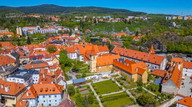 Çek Cumhuriyeti 'ndeki Cesky Krumlov' daki Minorite Manastırı.