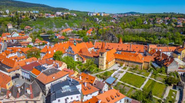 Çek Cumhuriyeti 'ndeki Cesky Krumlov' daki Minorite Manastırı.