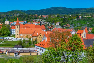 Çek Cumhuriyeti 'ndeki Cesky Krumlov' daki Minorite Manastırı.