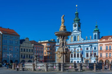 Ceske Budejovice, Çek Cumhuriyeti 'nin ana meydanı.
