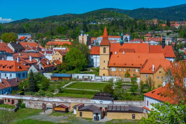 Çek Cumhuriyeti 'ndeki Cesky Krumlov' daki Minorite Manastırı.