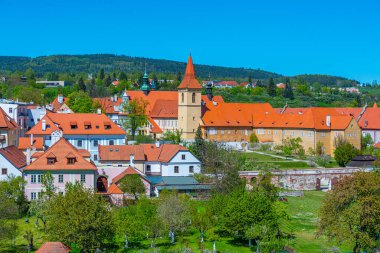 Çek Cumhuriyeti 'ndeki Cesky Krumlov' daki Minorite Manastırı.