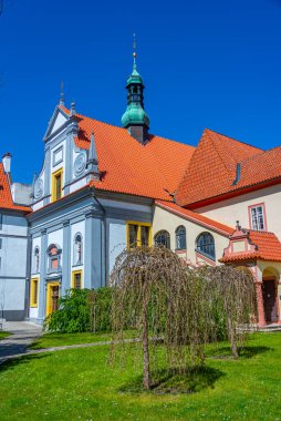 Çek Cumhuriyeti 'ndeki Cesky Krumlov' daki Minorite Manastırı.