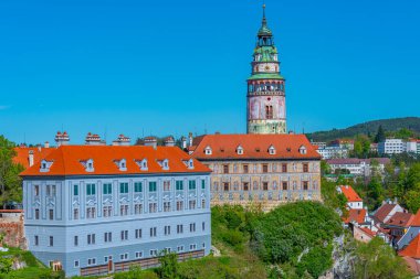 Çek Cumhuriyeti 'ndeki Cesky Krumlov Kalesi.