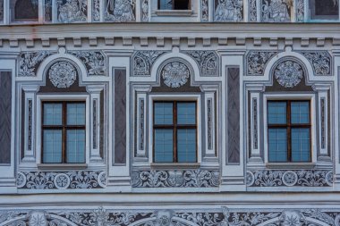 Çek Cumhuriyeti 'ndeki Telc' in alt kapısı. Görüntü