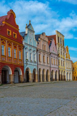 Çek Cumhuriyeti 'ndeki Telc' in alt kapısı. Görüntü