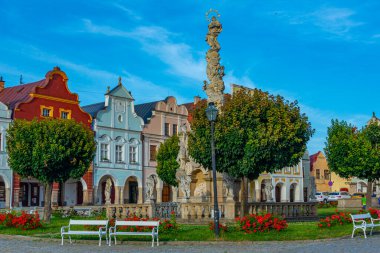 Çek Cumhuriyeti 'ndeki Telc' in alt kapısı. Görüntü