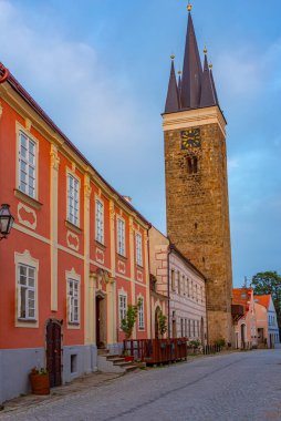 Çek Cumhuriyeti 'nin Telc kentindeki Kutsal Ruh Kilisesi.