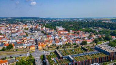Çek şehri manzaralı Jihlava.IMAGE