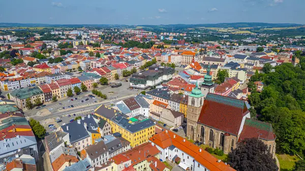 Çek şehri manzaralı Jihlava.IMAGE