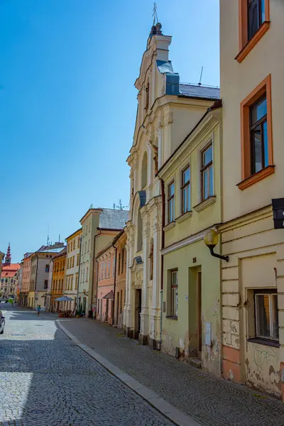 Çek Cumhuriyeti, Jihlava 'daki renkli binalar.
