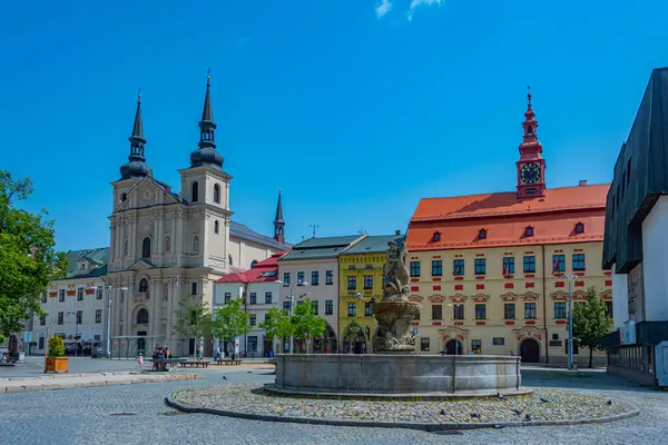 Jihlava Çek Cumhuriyeti 'ndeki Loyola Kilisesi Aziz Ignatius Kilisesi.