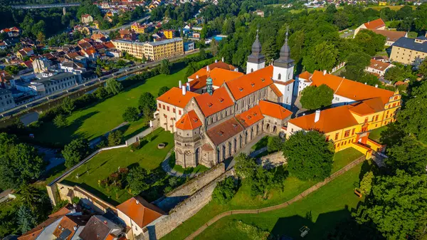 Çek Cumhuriyeti Trebic 'te Aziz Prokop Bazilikası.