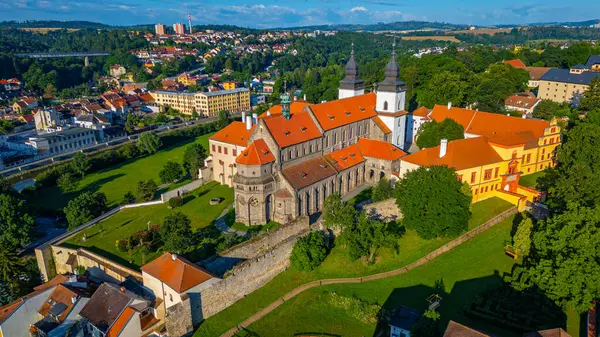 Çek Cumhuriyeti Trebic 'te Aziz Prokop Bazilikası.